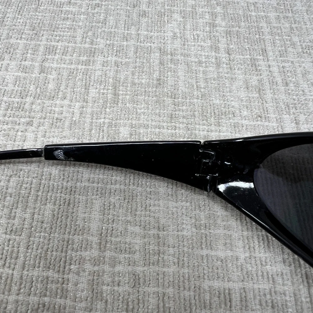 Vintage Y2K Harley-Davidson Flame Wrap Sunglasses Black Smoke Lenses Unisex OS